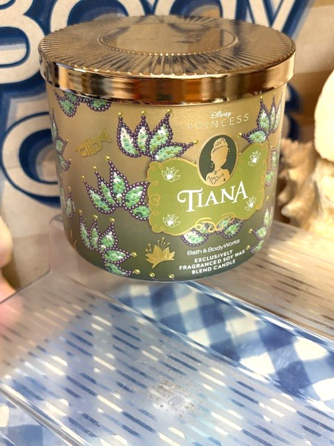 NEW! Bath & Body Works DISNEY PRINCESS TIANA 3-Wick Scented Candle-Large-14.5 oz