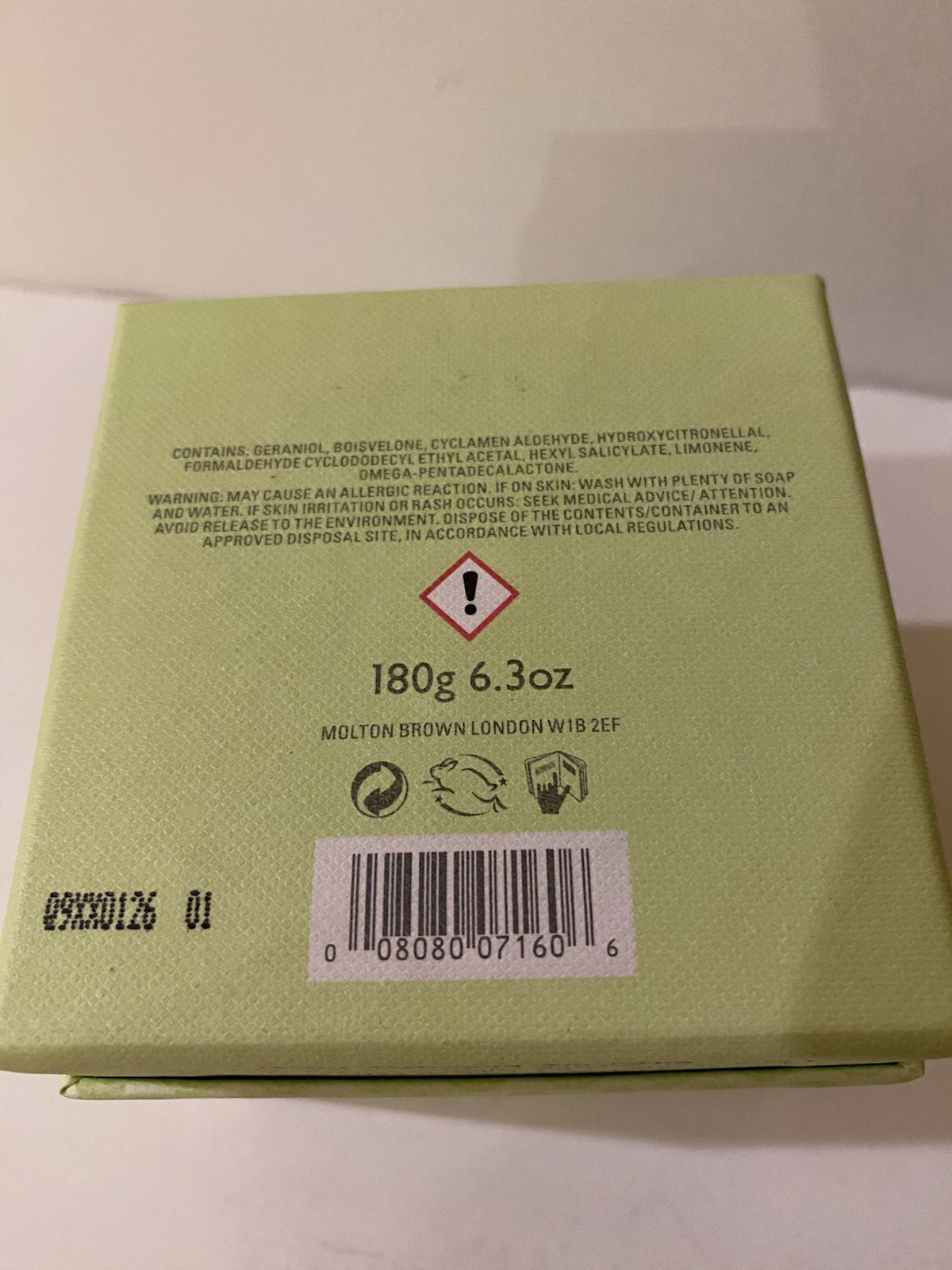 Molton Brown London Candle Lily Of Valley & Star Anise 1-wick 6.3 oz NEW In Box