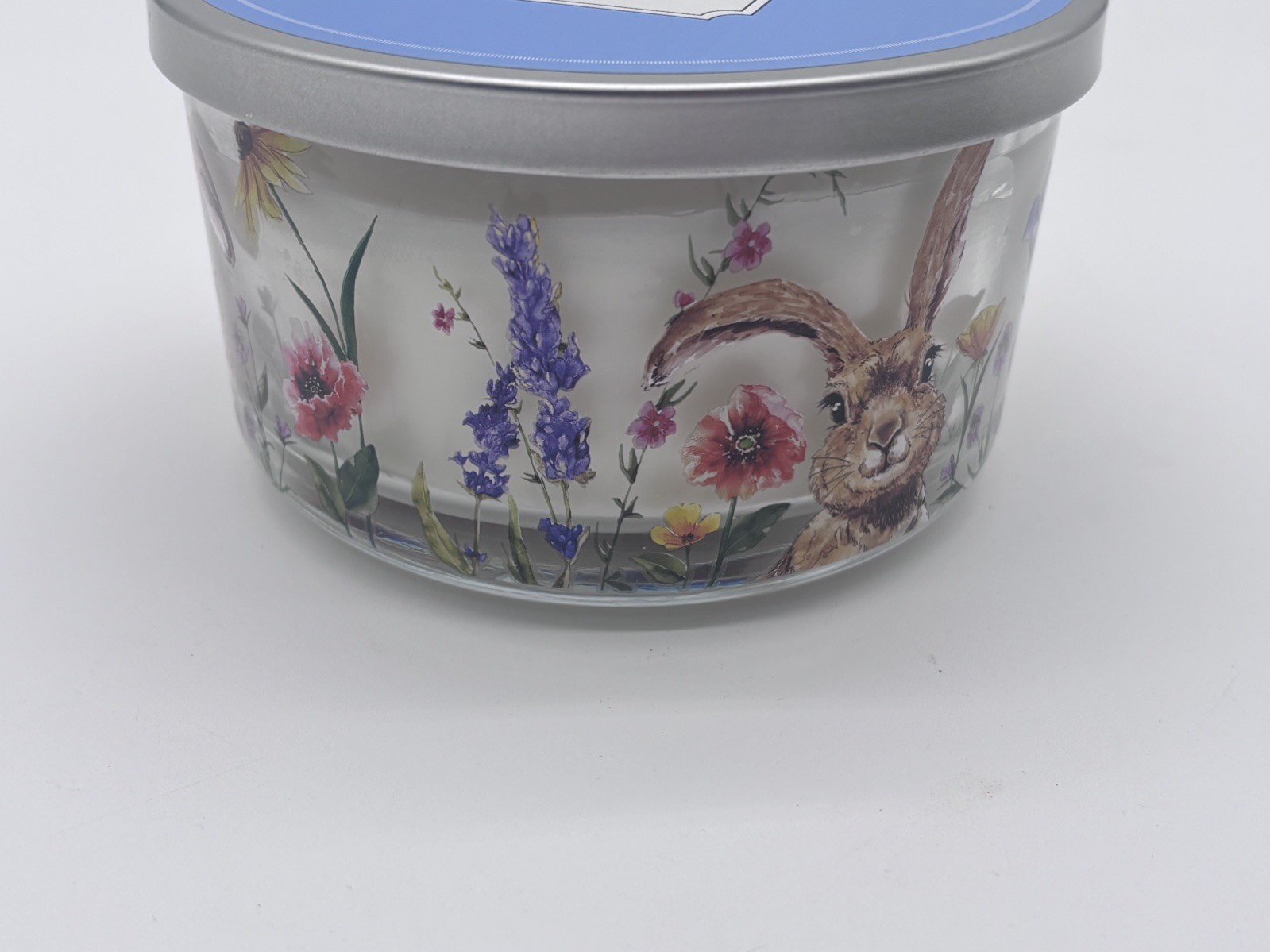 Pier 1 Imports Blue Hydrangeas Three 3 Wick Scented Candle New Rare 14oz