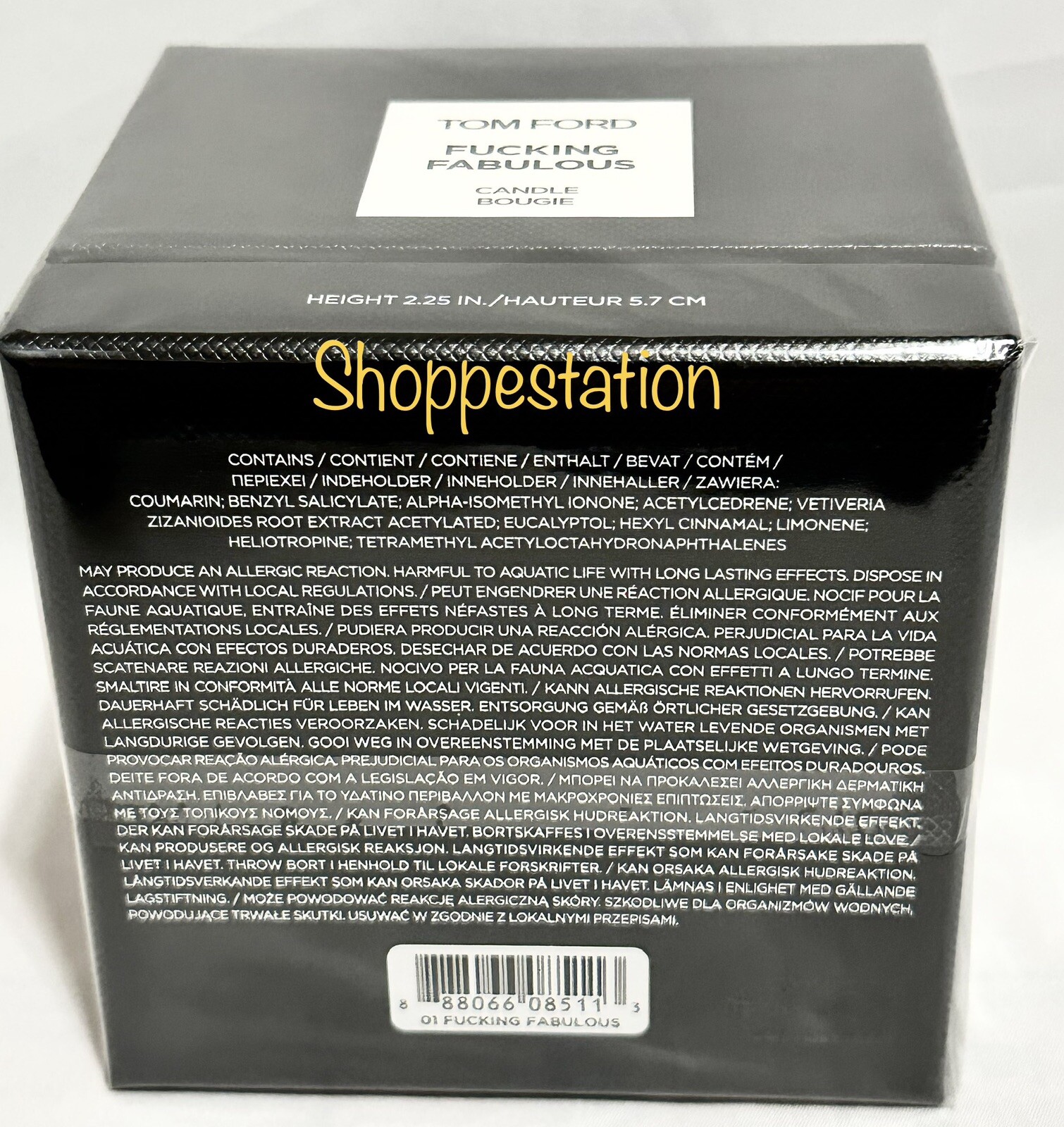 Tom Ford…FUCKING FABULOUS Perfume Candle 2.25 Inches / 5.7cm New & Sealed In Box