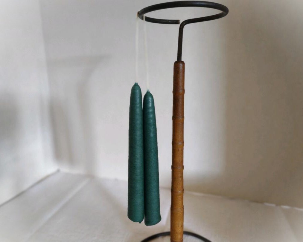 Hand-Dipped Taper Candle Pair ~ 6″ Chubby ~ 11 Colors ~ Scented & Unscented