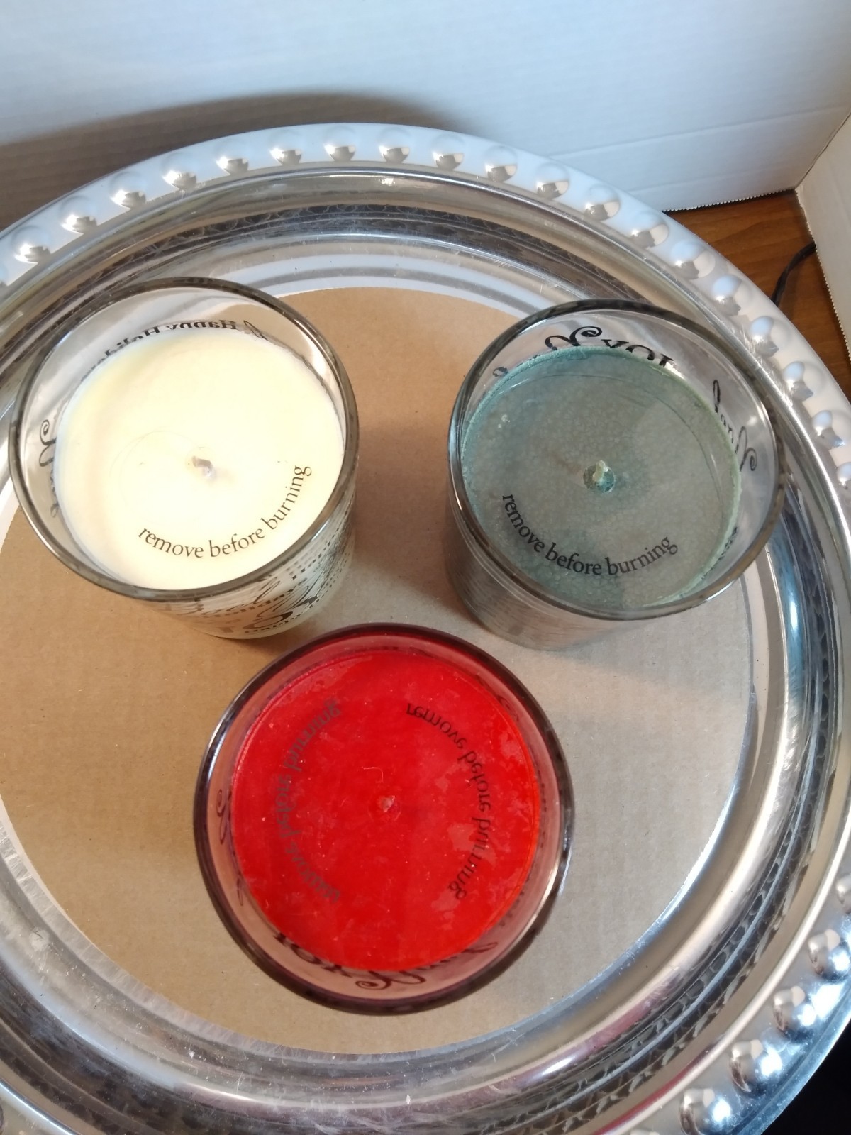 Holiday Candle Lot of 3 NEW