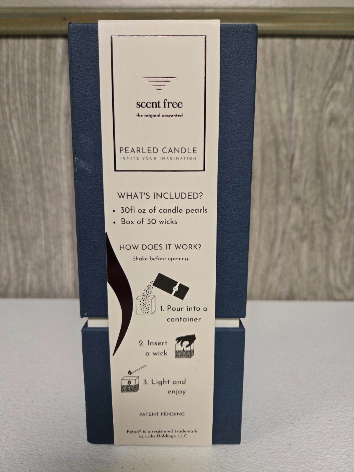 Foton 18oz Pearled Candle Kit Refillable Candle Sand w/ 30 Wicks – Unscented