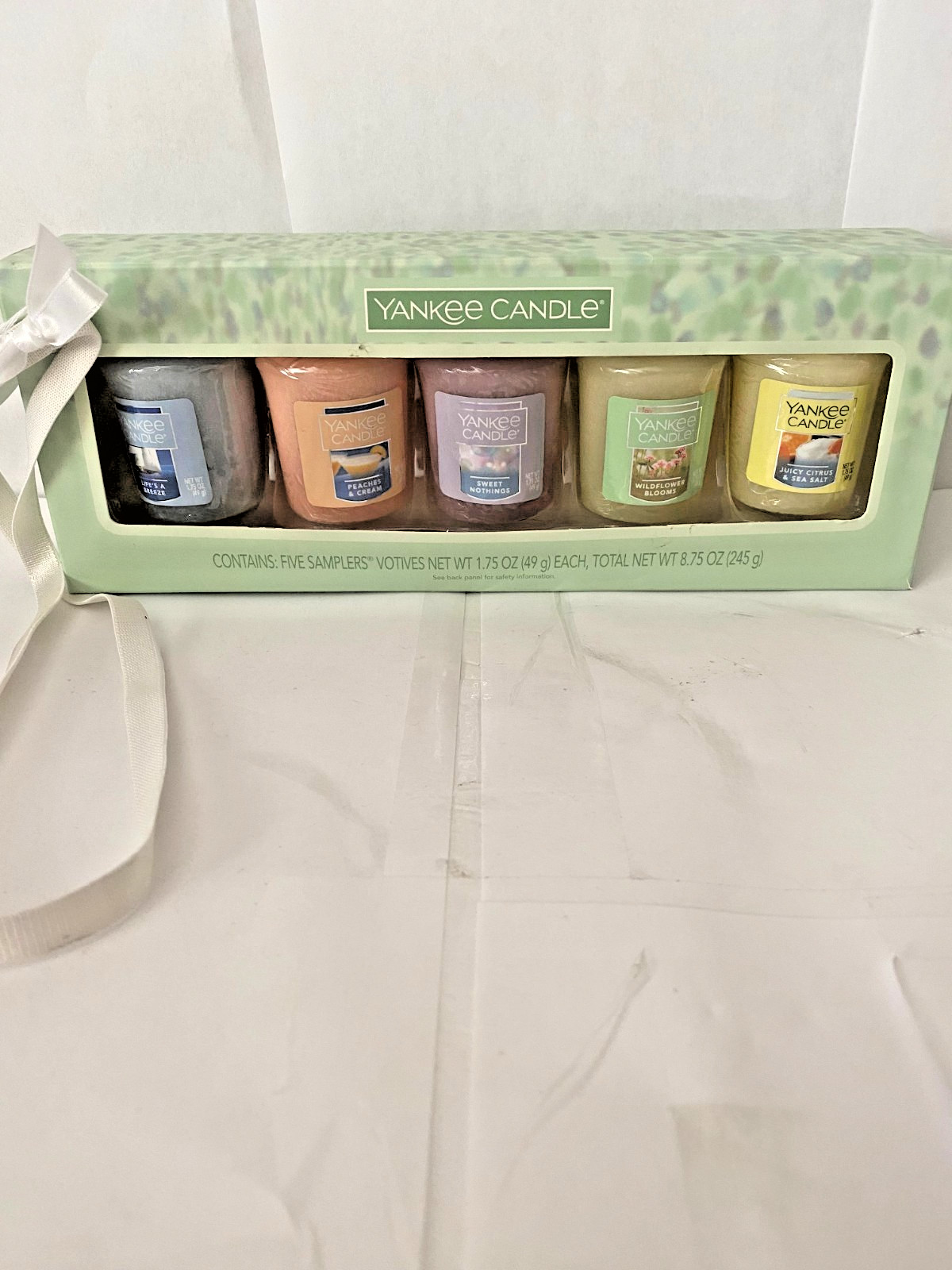 New Yankee Candle Samplers 5 Votives 1.75 oz Candles Mixed Scents