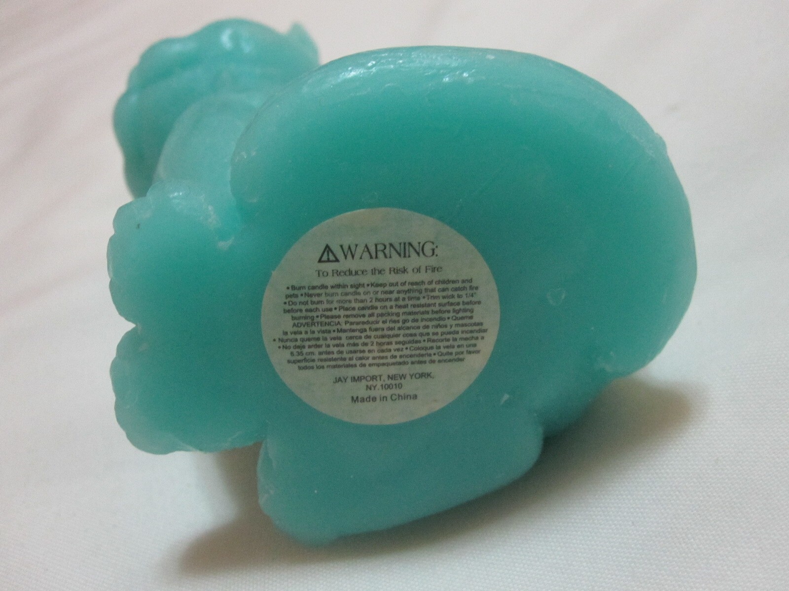 Urban Outfitters Exclusive: Critter Candle Turquoise Cat (6 in. tall | 12 oz.)