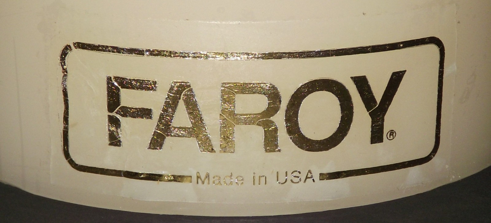 FAROY 3 Wick Pillar Candle 6″ x 6″ White Vanilla Scented New In Original Box