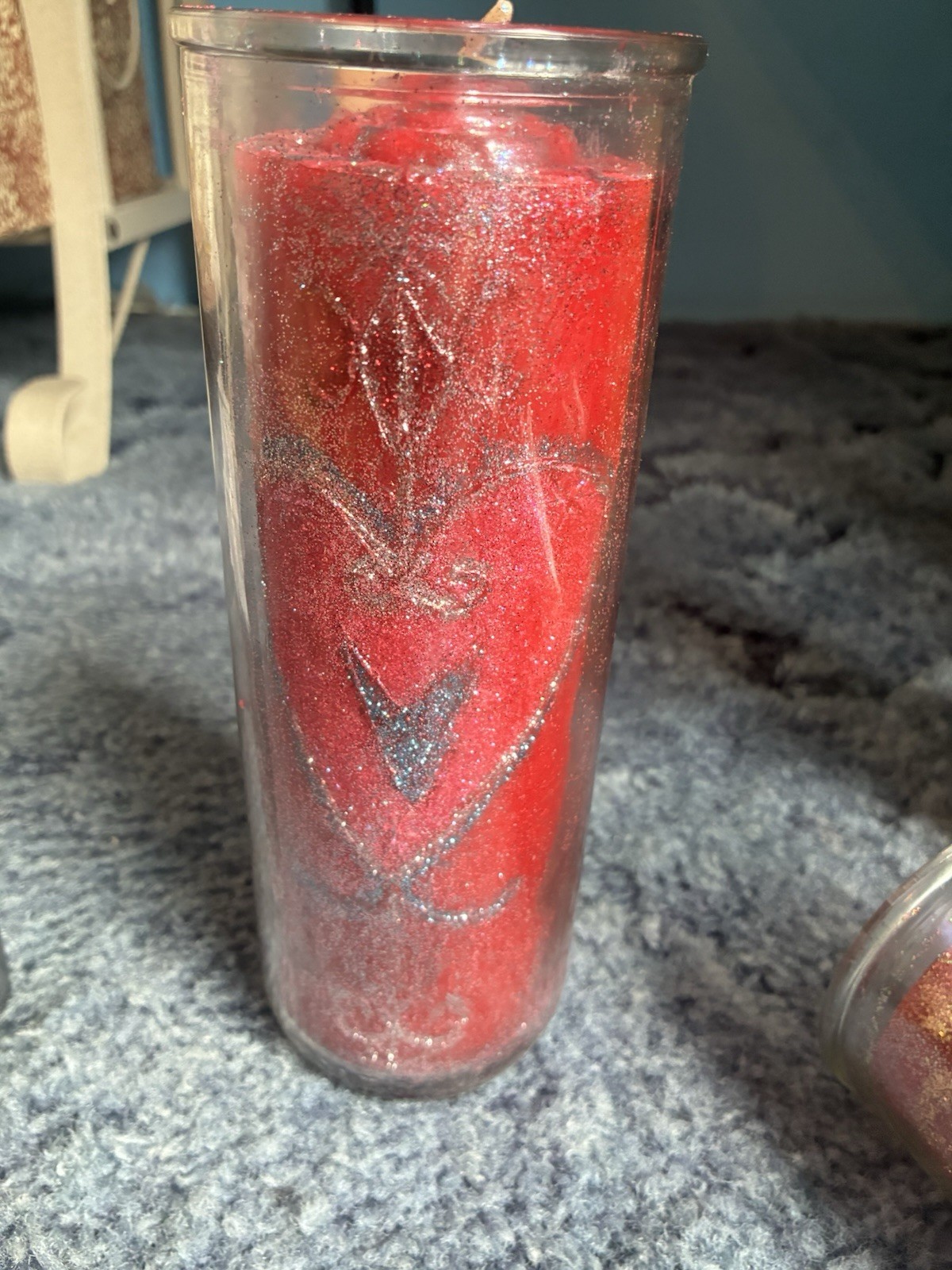 Mandala Glass Pillar Candles