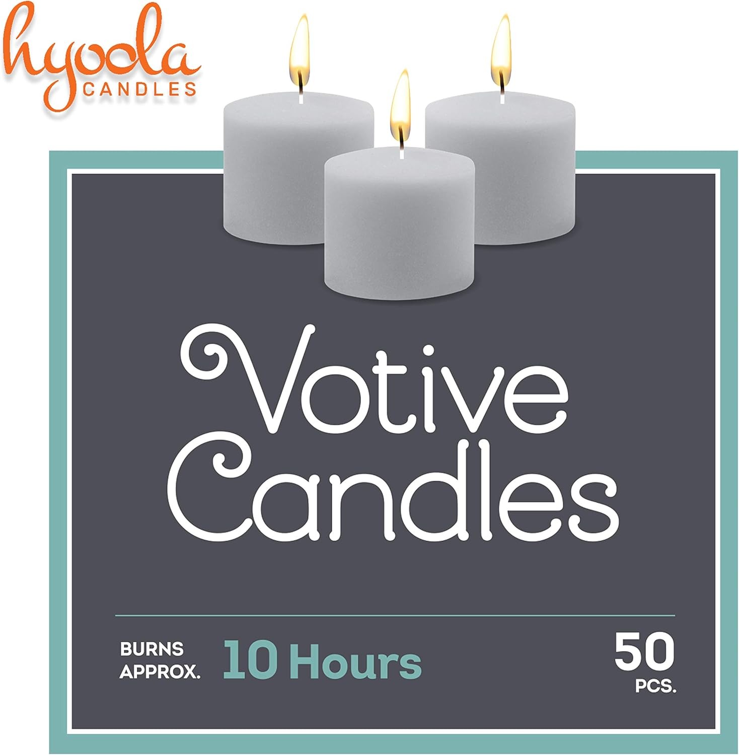 Votive Candles – 10 Hour Burn Time – Unscented Candles Votives