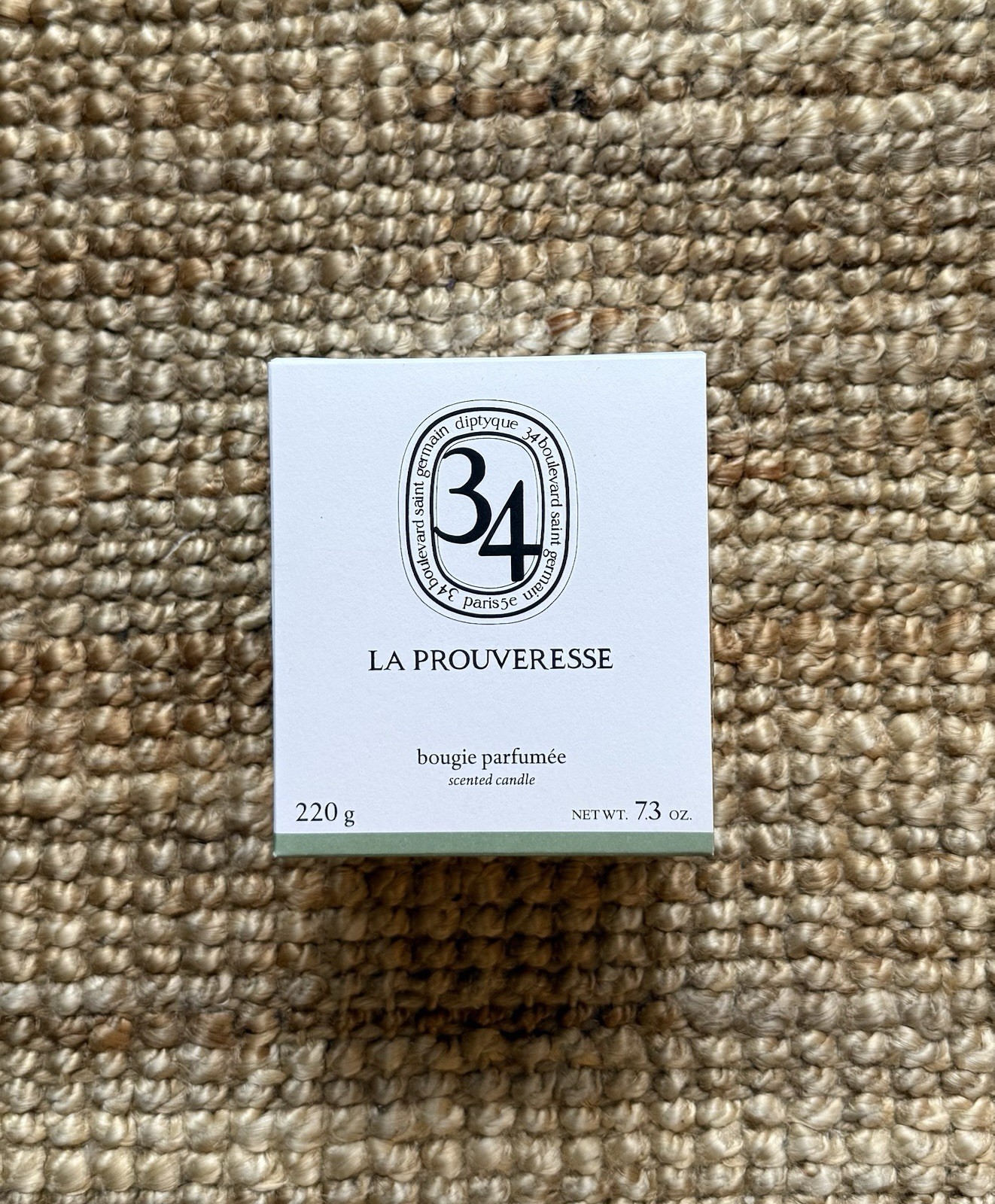 Diptyque 34 La Prouveresse Medium Candle 220g