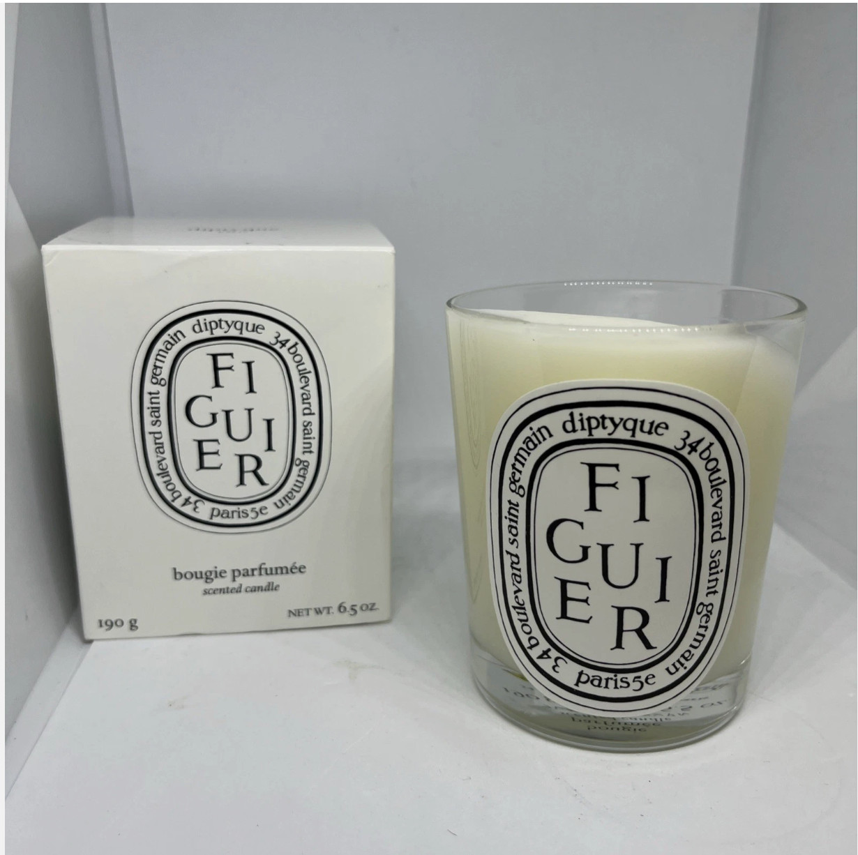 Diptyque Figuier Scented Candle 6.5oz *Melted Wax*