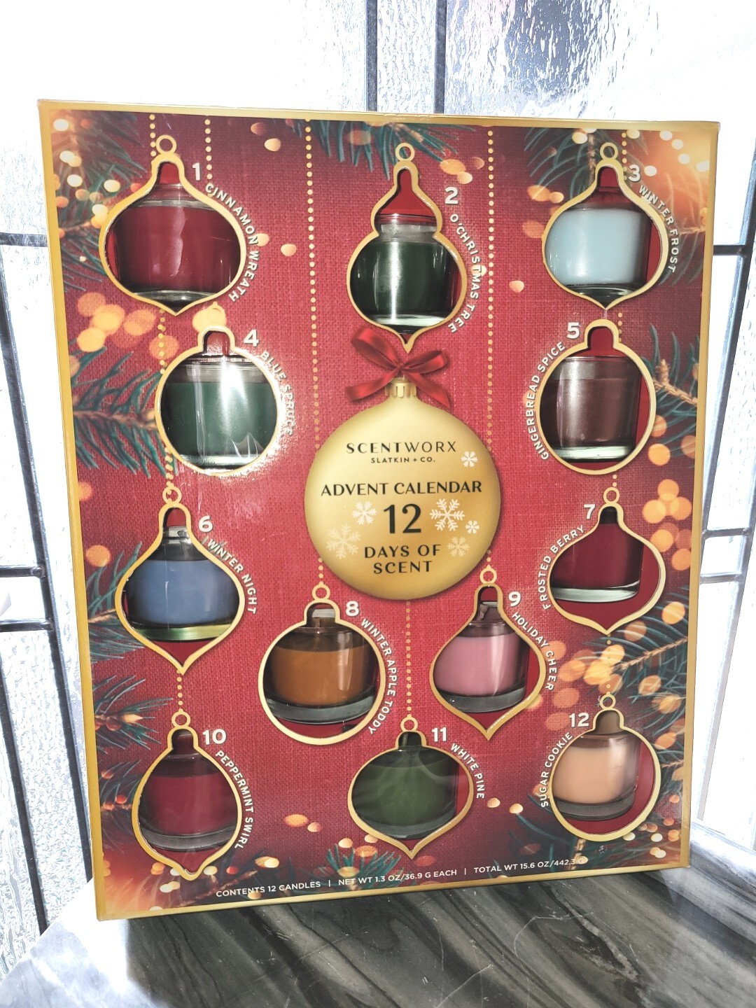ScentWorx by Slatkin & Co. 12 Candles 12 Days of Scent Calendar