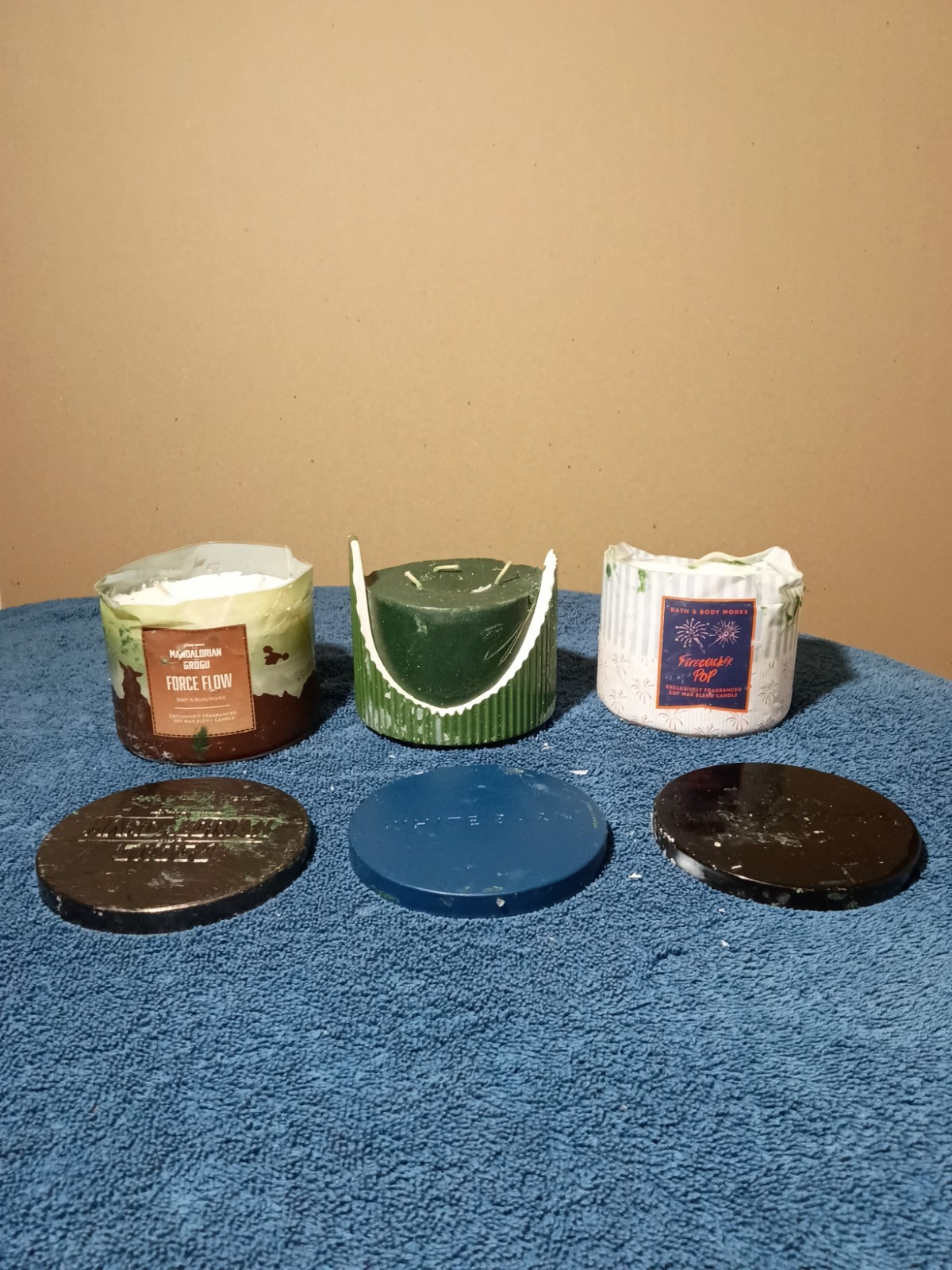 Bath & Body Works Three Broken Candles Brand New Wicks For Repurpose