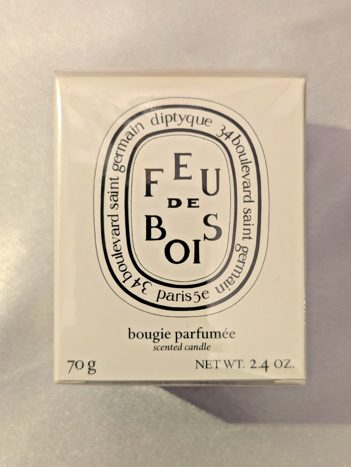 Diptyque Feu de Bois Scented Candle 70g/2.4oz NIB Sealed In Box w Gift Bag!!