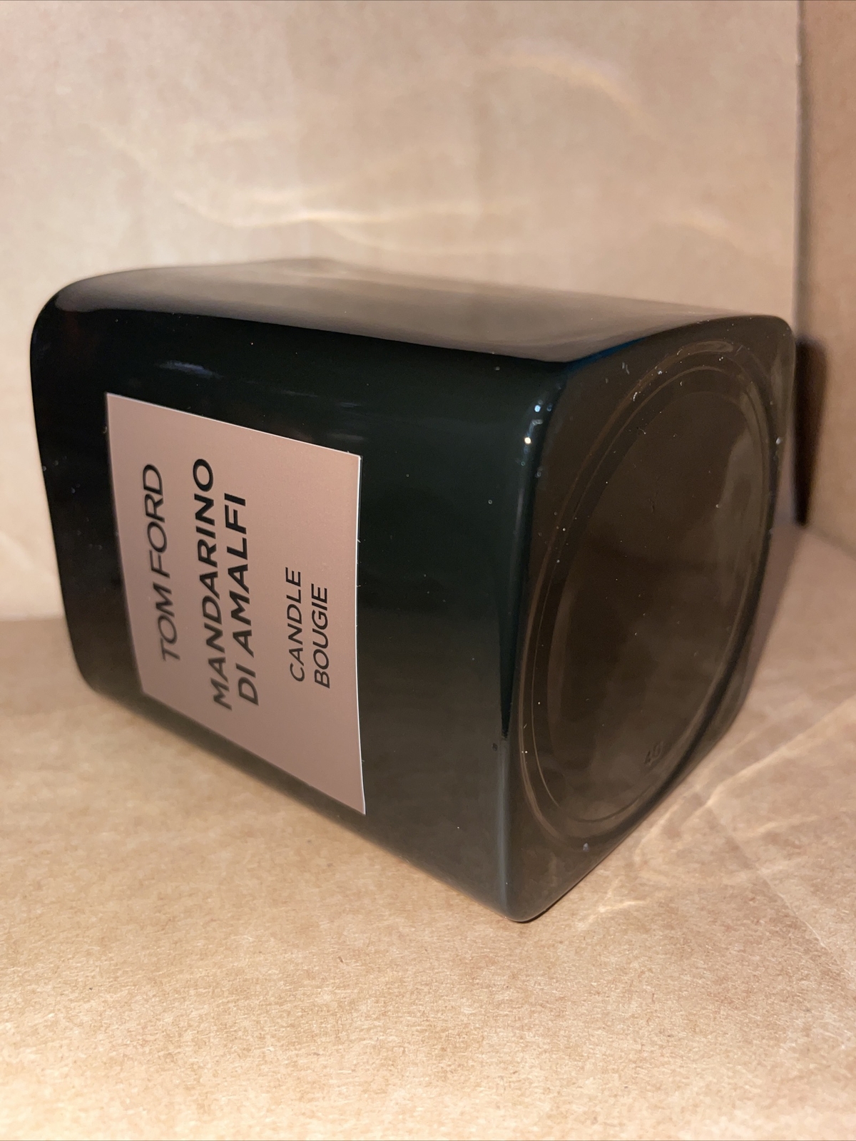 Mandarino Di Amalfi Tom Ford Candle Bougie in Brown Glass IMPERFECT New No Box