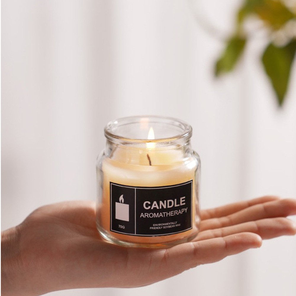 Home Scented Candles Non-Toxic Small Candle for Stress Relief and Aromatherapy