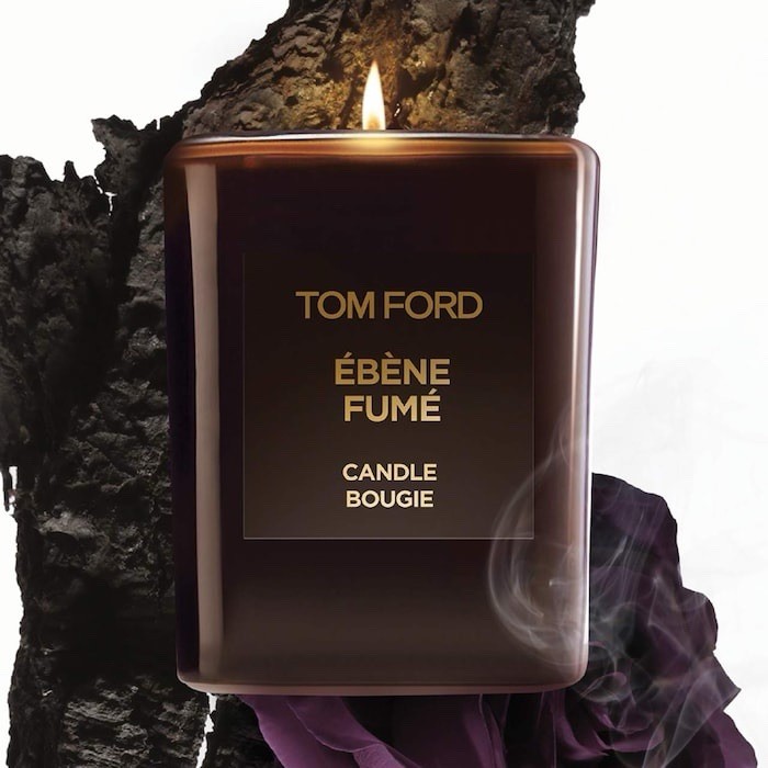 Tom Ford Ebene Fume Perfume Candle Bougie, Height 2.25 In. , New In Sealed Boxed