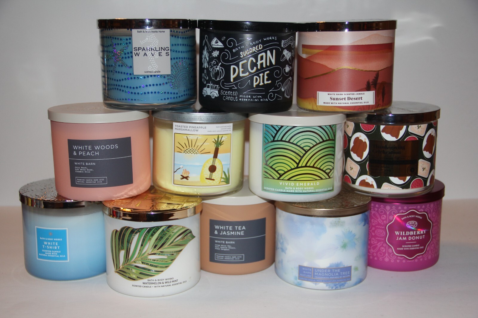 (U-Z) – NEW Bath & Body Works 3 Wick Candle 14.5 oz Large – YOU CHOOSE! (U-Z)