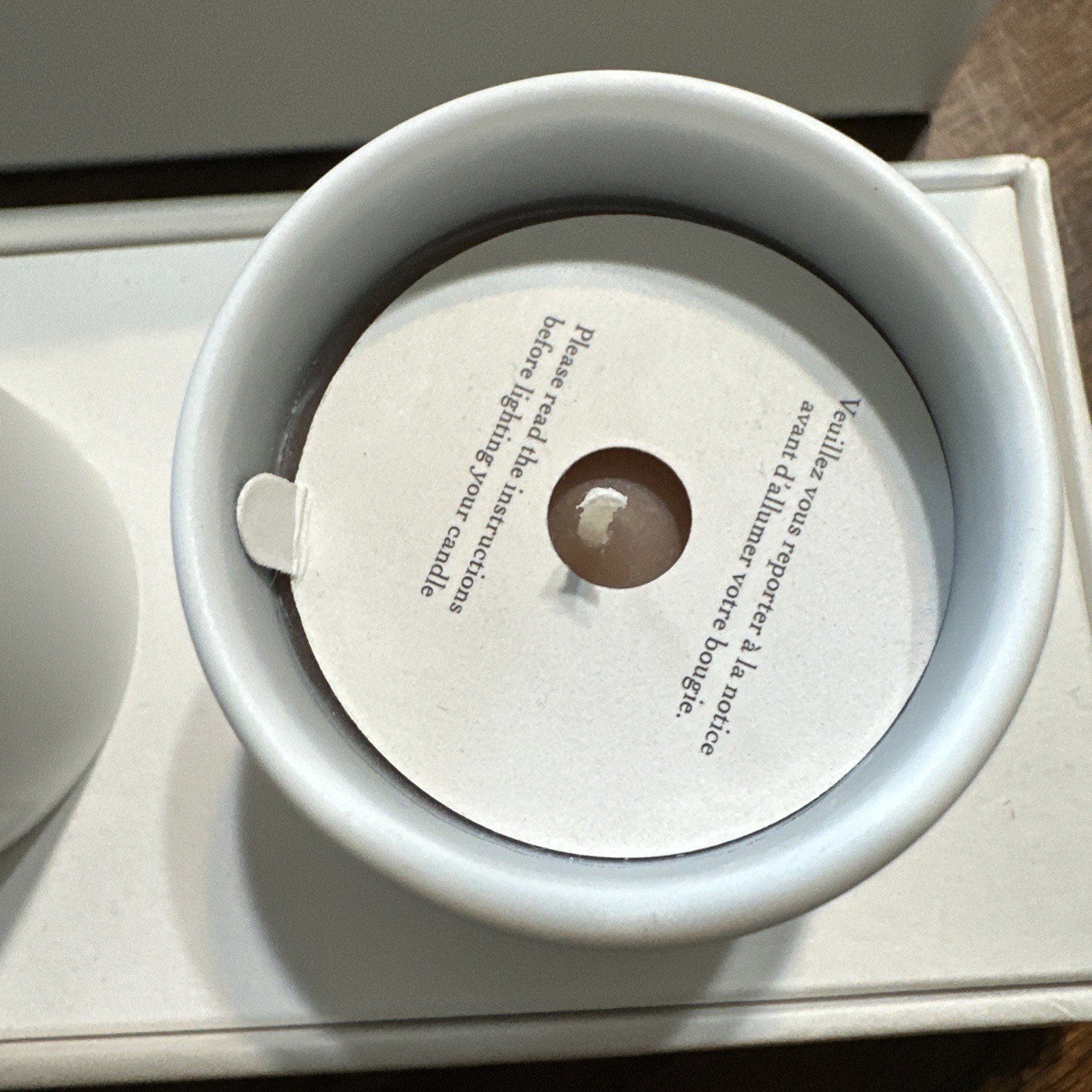 NEW Christian Dior Mini White Ambre Nuit Jardin DOrangers Votive Candle Set