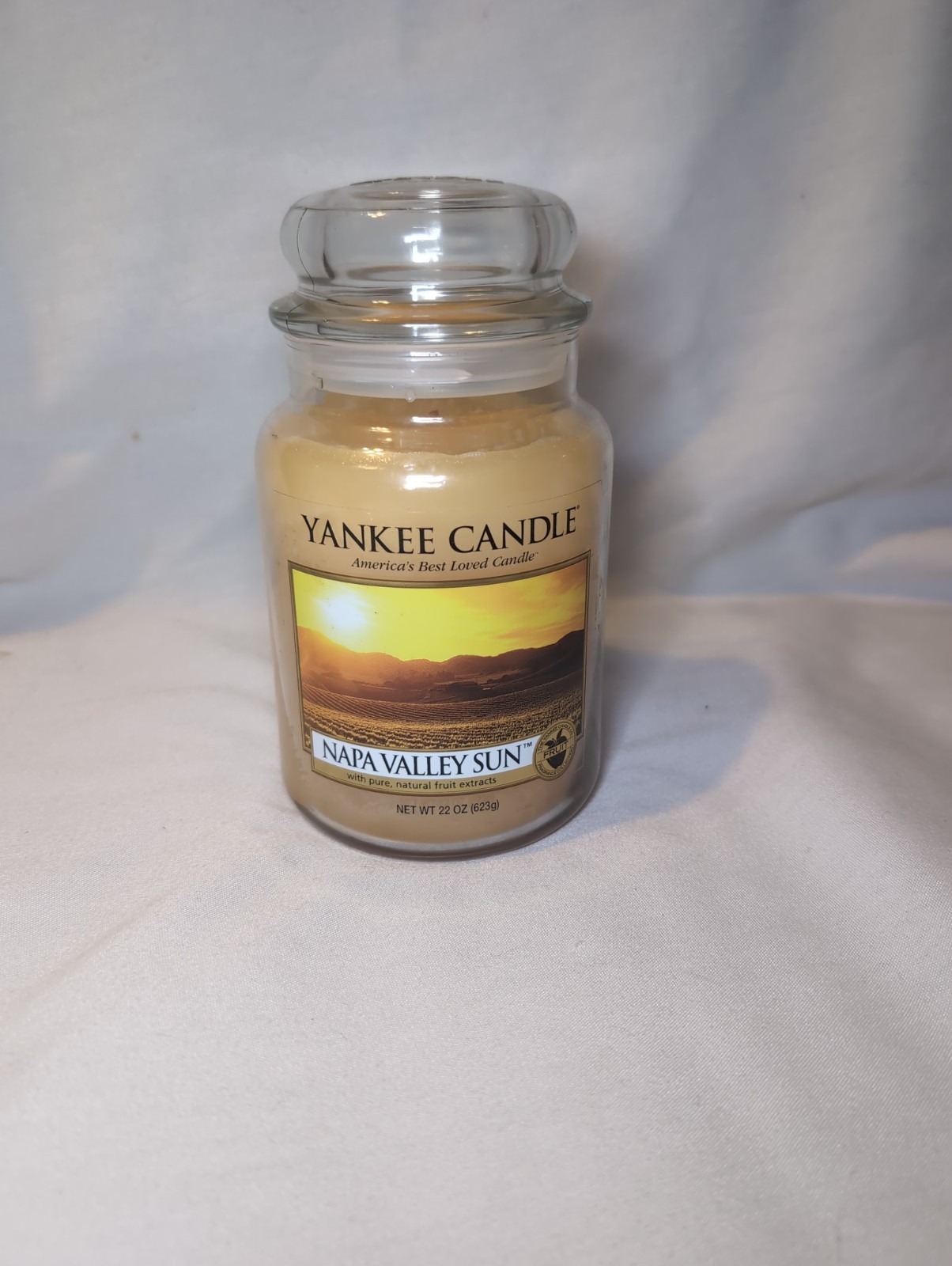 New Yankee Candle Napa Valley Sun 22oz Large Jar Candle Classic Label