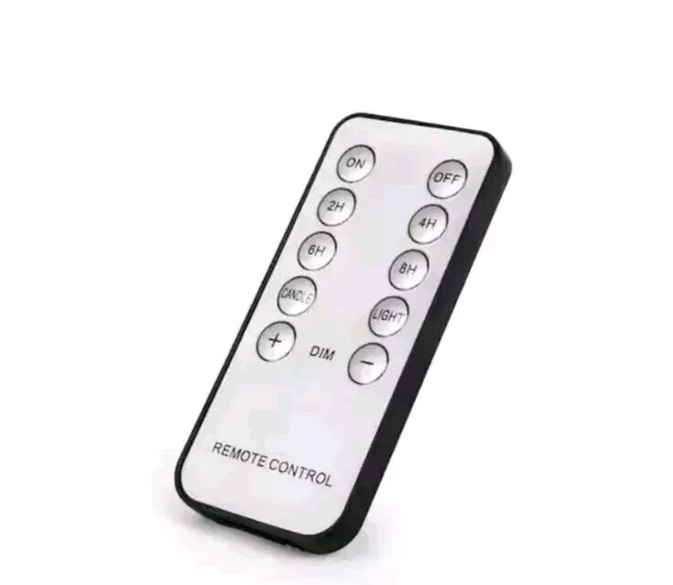 🕯️ ⭐ Hampton Bay Fireglow LED Candle 3″x4.5″ White with Remote Control