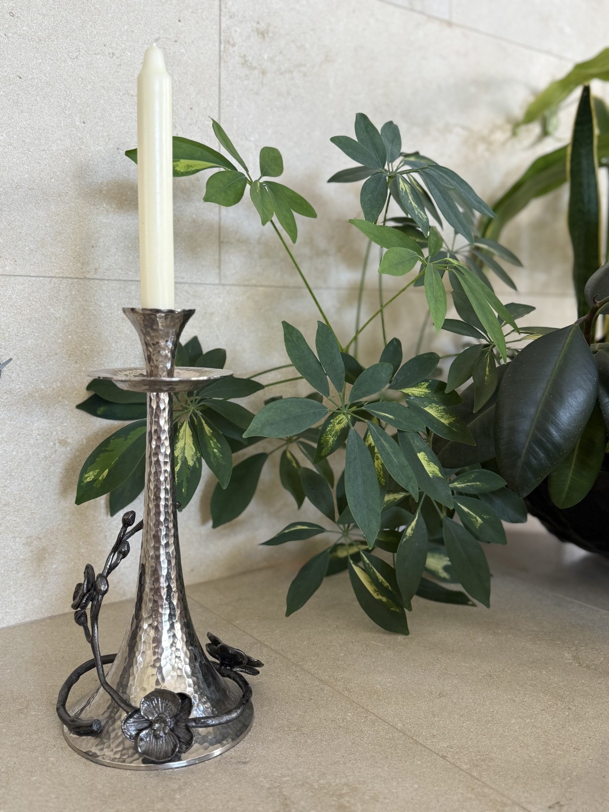 7 inch ivory taper candles 24 pack