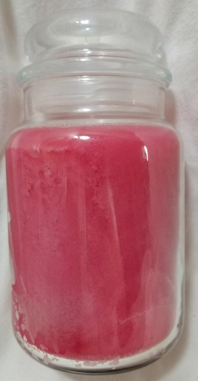 Yankee Candle COTTON CANDY Large Jar 22 Oz Pink Housewarmer New Wax Sweet Rare