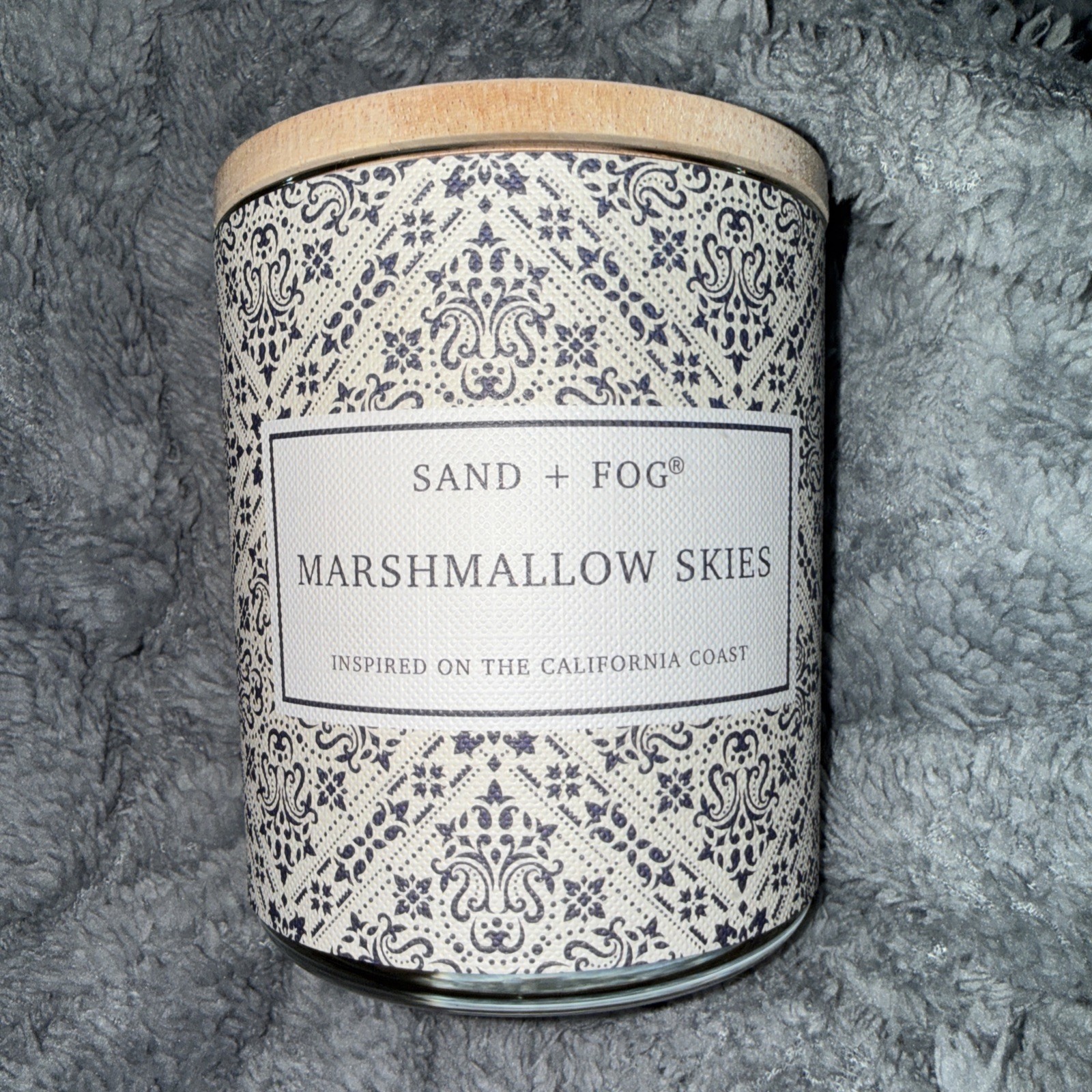 SAND + FOG Marshmallow Skies Candle 10 Oz NEW