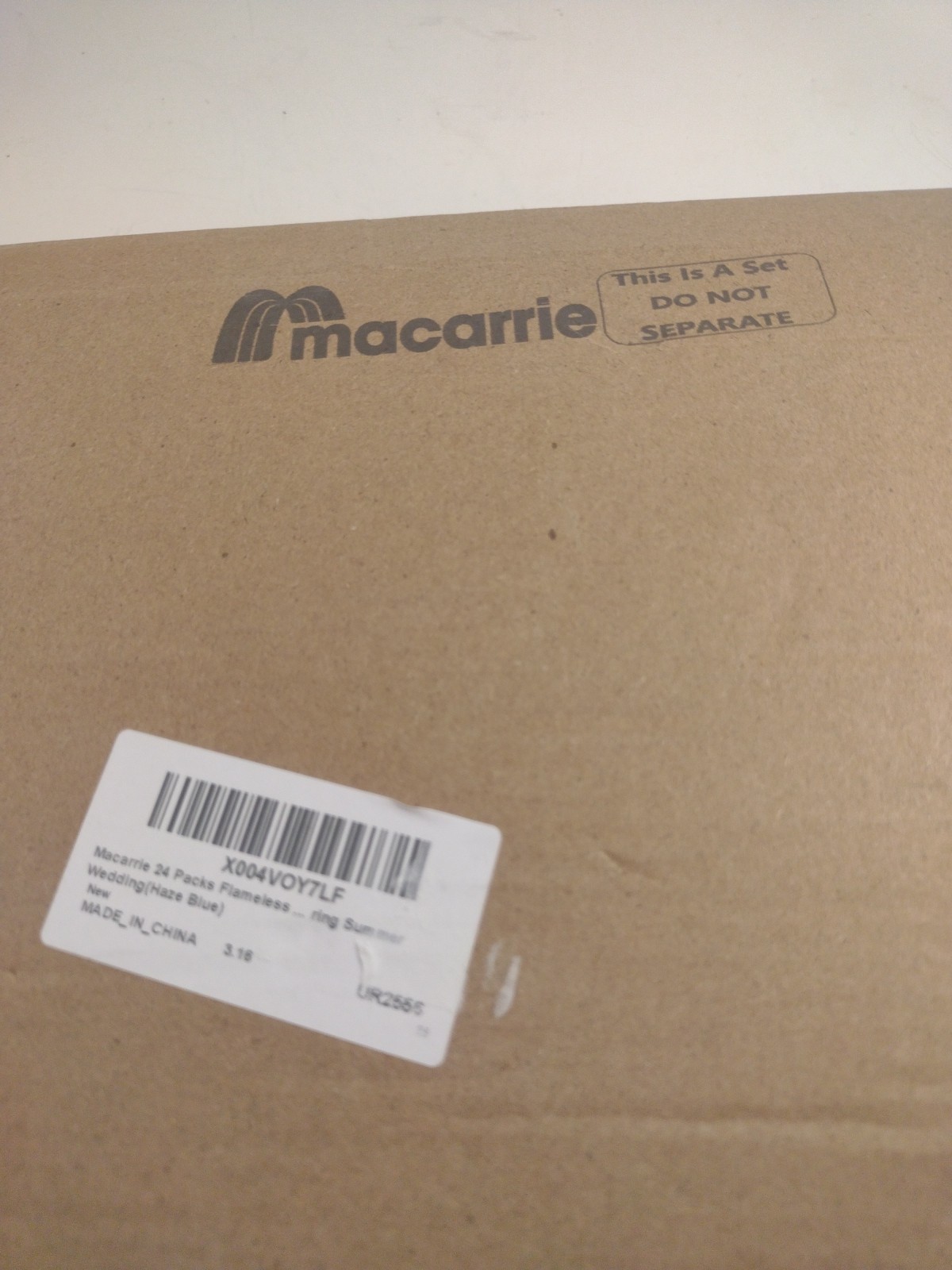 Macarrie 24 Packs Flameless Taper Candles Battery Operated Fake 11″ Hase Blue