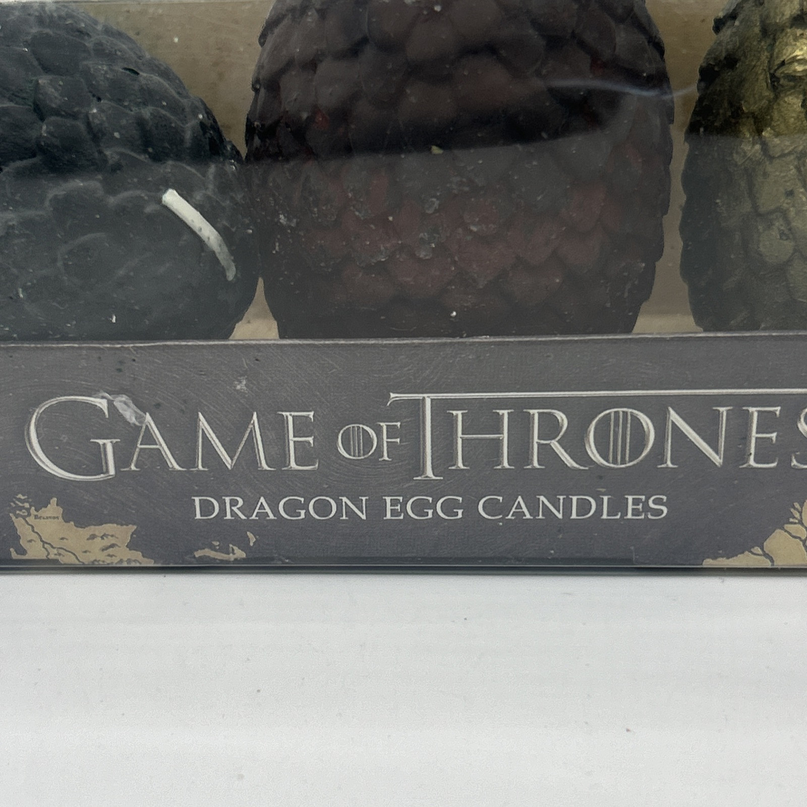 NEW Set Of 3 Game of Thrones Dragon Egg Candles From HBO Series COLLECTIBLES