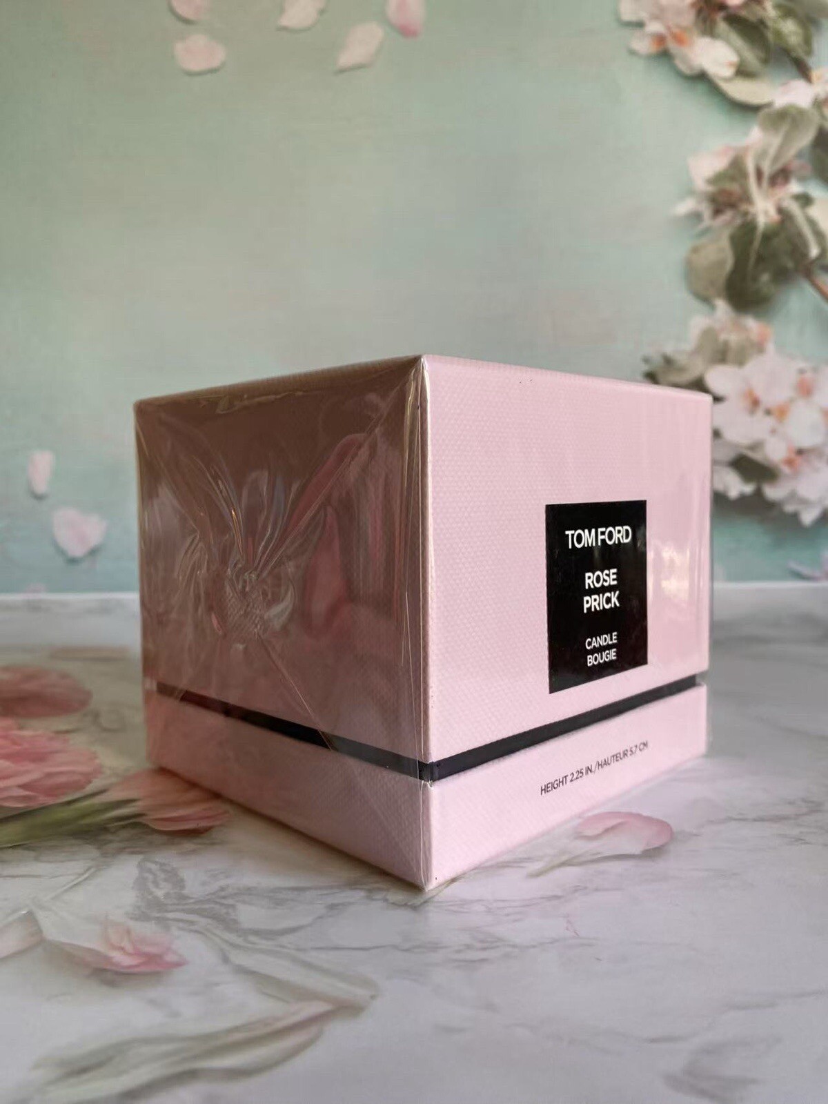 Tom Ford Rose Prick Candle Bougie – Brand New, Sealed in Box, Height 2.25″