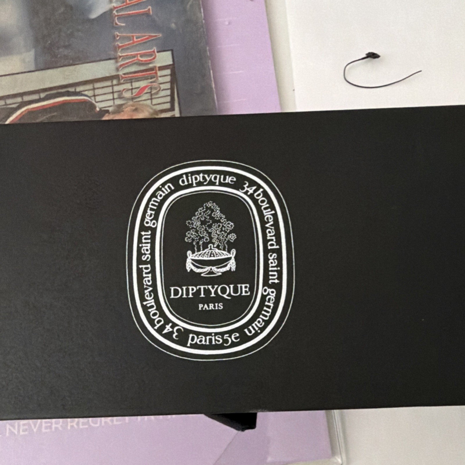 diptyque Set of 5 Mini Scented Candles Baies Roses 34 Ambre Feu de Bois