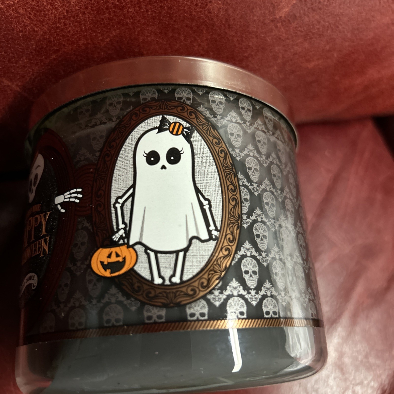 NEW Bath & Body Works Happy Halloween 3 Wick Scented Candle 14.5 oz Fall BOO!