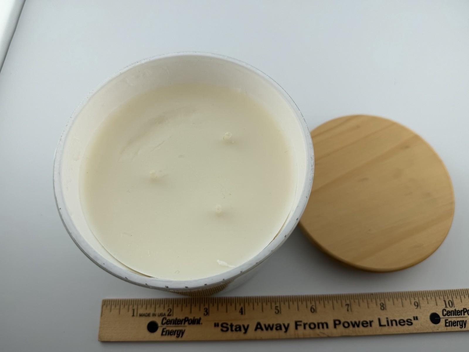 Scentsational Candle Coconut Beeswax Blend Energize Scent 26 oz Three Wick New
