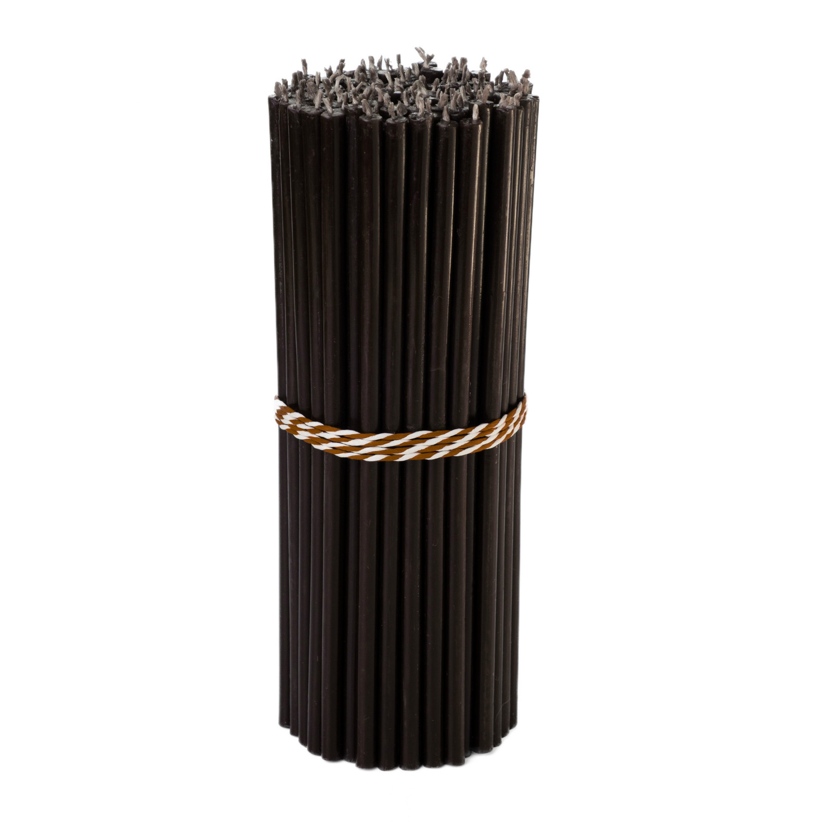 8″ Black Beeswax Taper Candles 0.26″ in diameter Slim Tapers 1hour 20min burn
