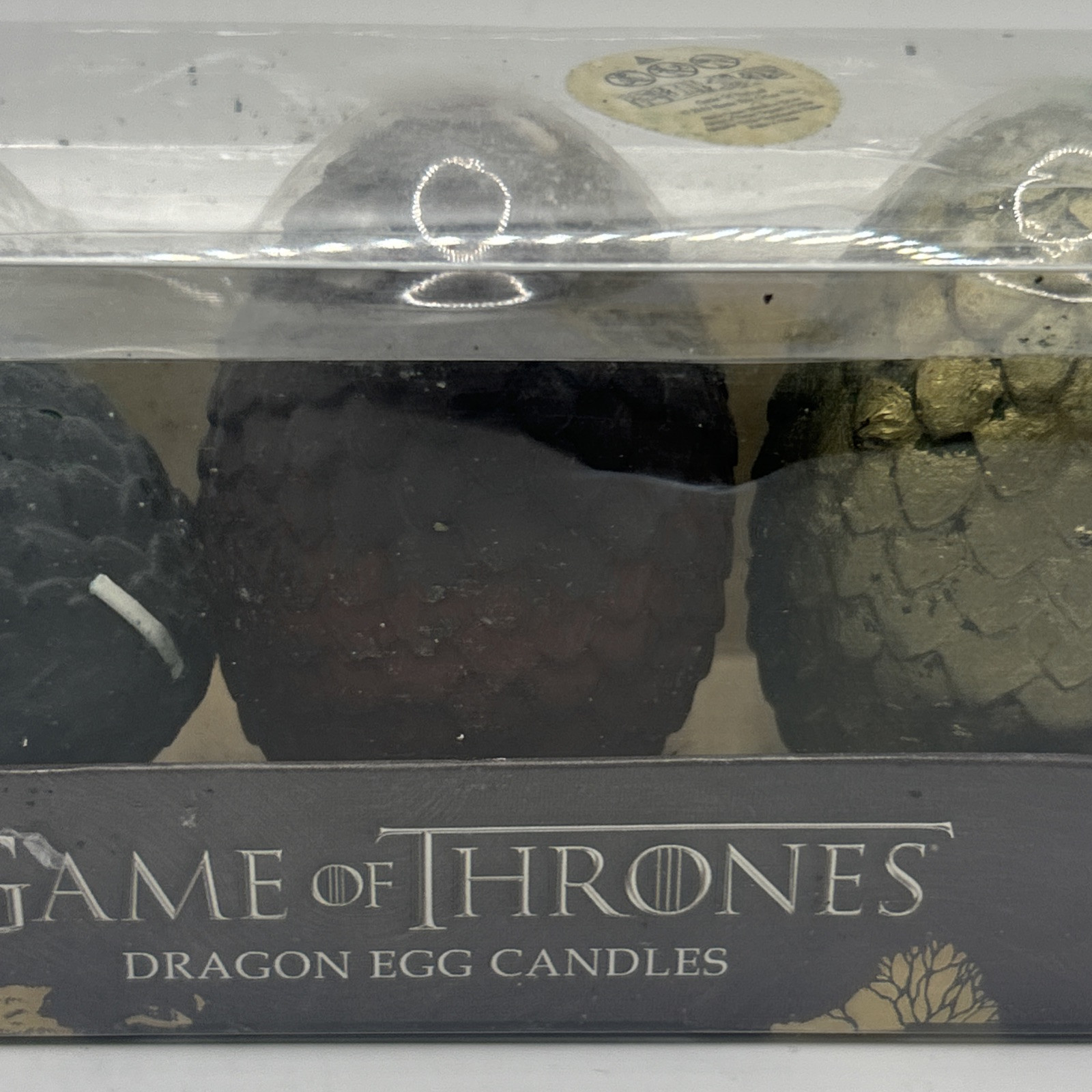 NEW Set Of 3 Game of Thrones Dragon Egg Candles From HBO Series COLLECTIBLES