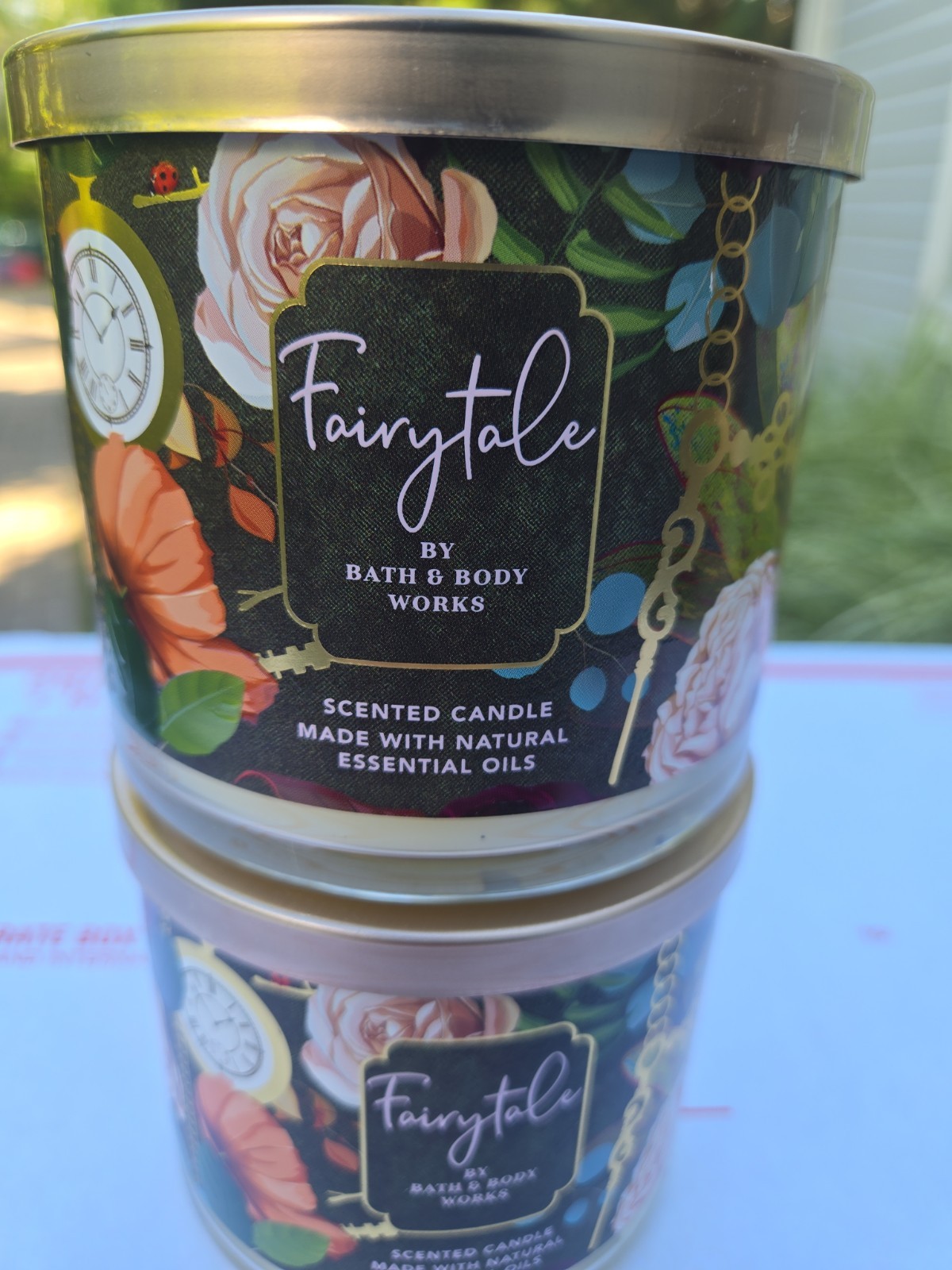 Lot Of 2-Bath & Body Works Fairytale Large 3-Wick 14.5 oz Candle New