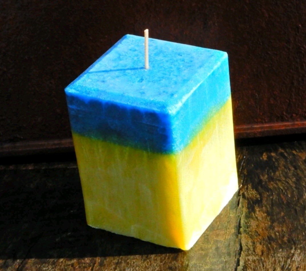 Citronella 1.2kg Square Crystalized Candle Pure Essential Oils Handmade in QLD