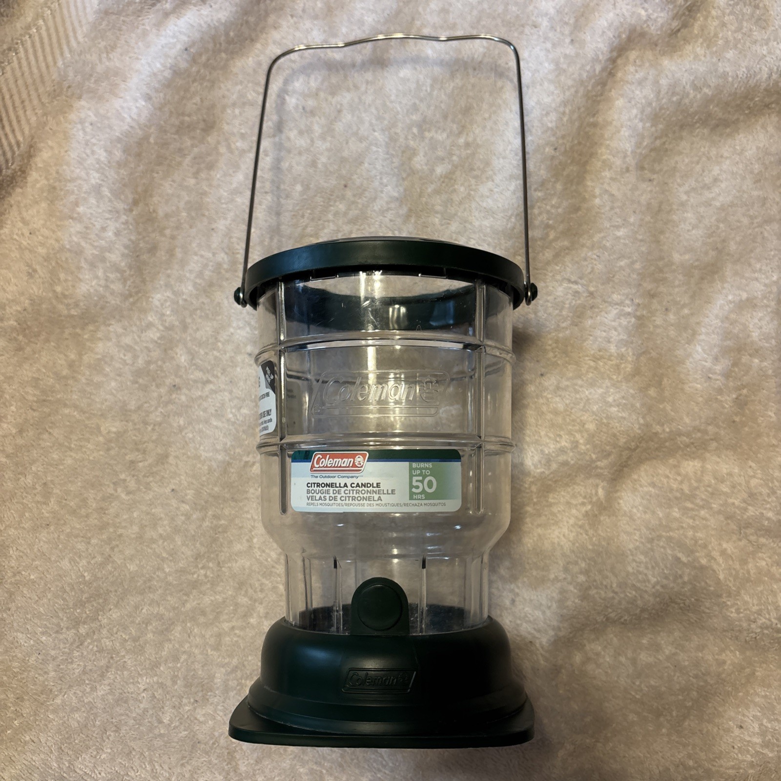 Pre-O Sm. Coleman Br.CitronellaCandle Up To 50 Hrs. No Cand Incl. Plastic/handle
