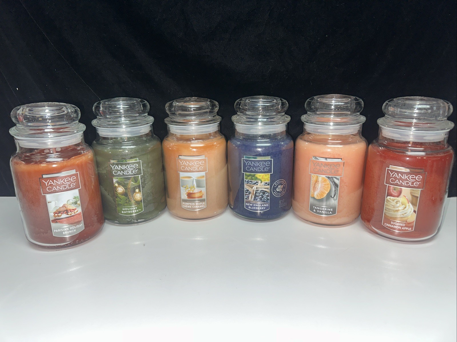 YOU PICK 2-NEW-Yankee Candles Large Jar 22oz-BAYBERRY,BLUEBERRY,PUMPKIN, MORE!