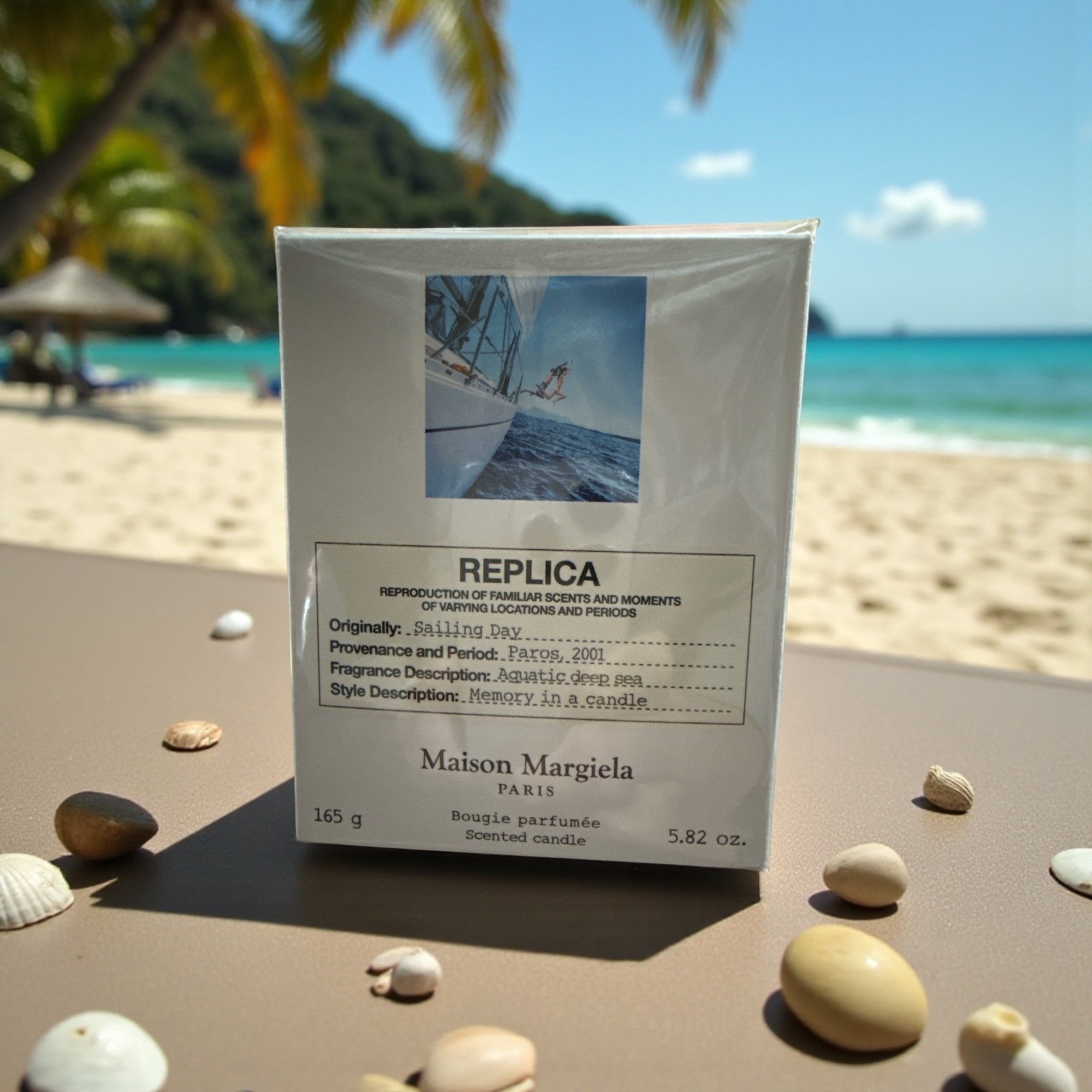 Replica Sailing Day Scented Candle 165g Aquatic Deep Sea Memory NIB $72 MSRP