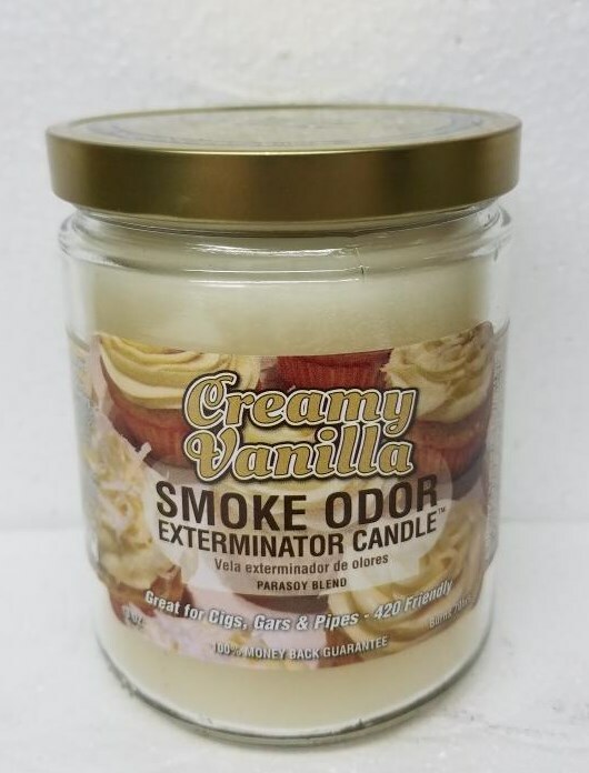 Smoke Odor Exterminator 13 oz Jar Candle Creamy Vanilla