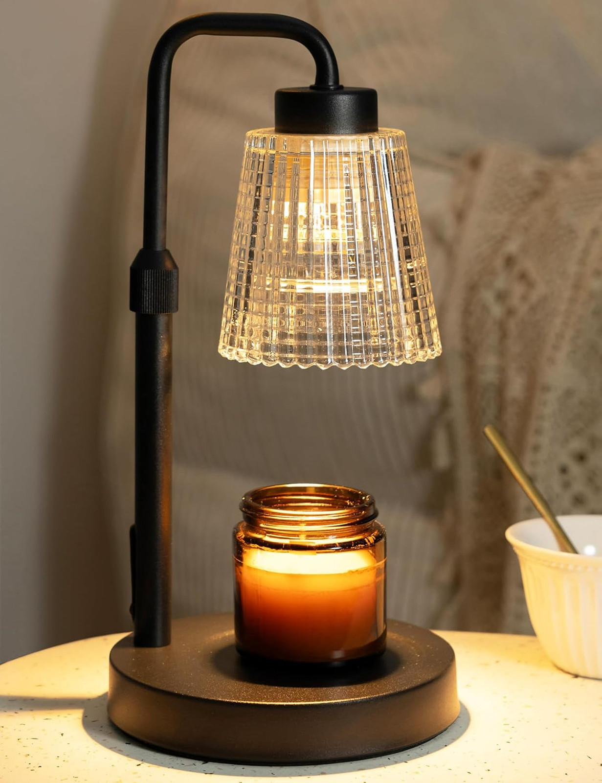Candle Warmer Lamp with Cycle Timer, Wax Melt Warmer for Jar Candles, Dimmable