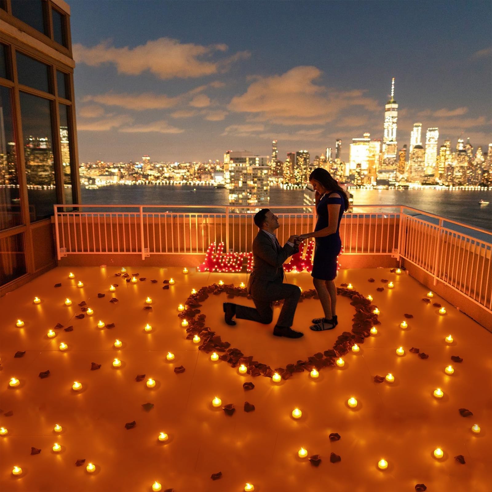 12 PCS CR2450 Battery Flickering Flameless Tea Light Candles Yellow Votives