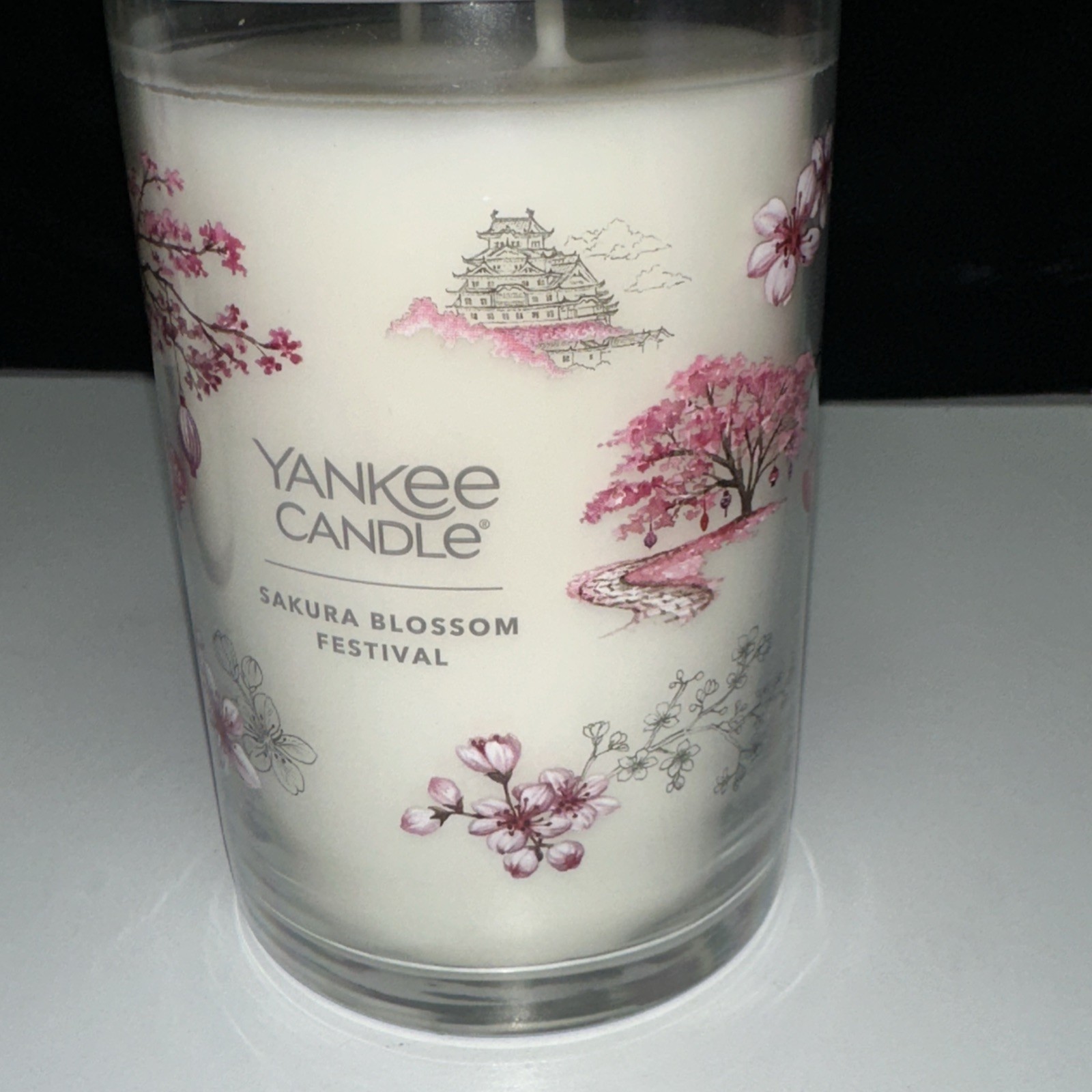 LOT OF 2-NEW-Yankee Candle SAKURA BLOSSOM FESTIVAL Large 20oz- 2 WICK–NEW!