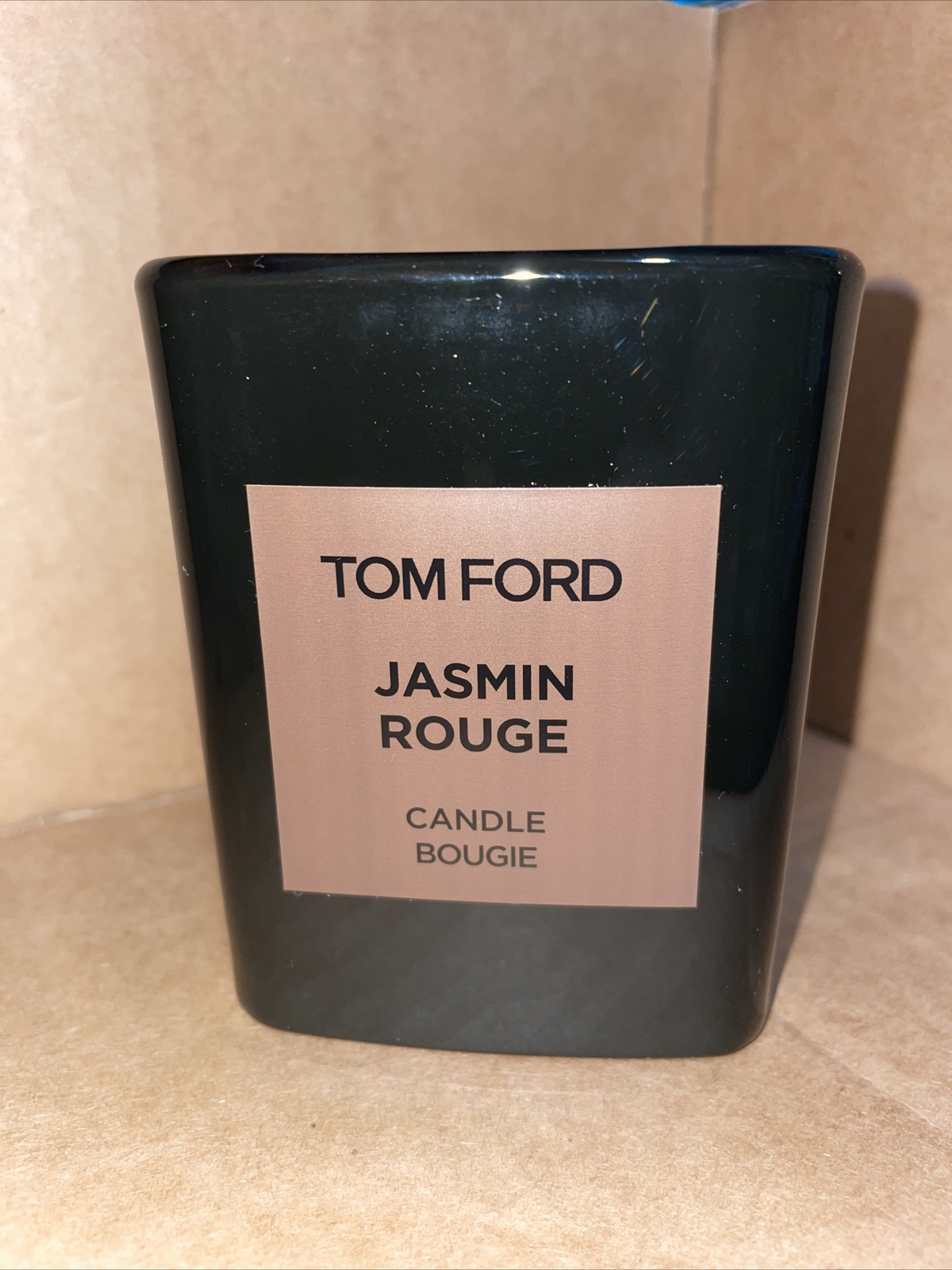 JASMIN ROUGE Tom Ford Candle Bougie in Brown Glass IMPERFECT New No Box
