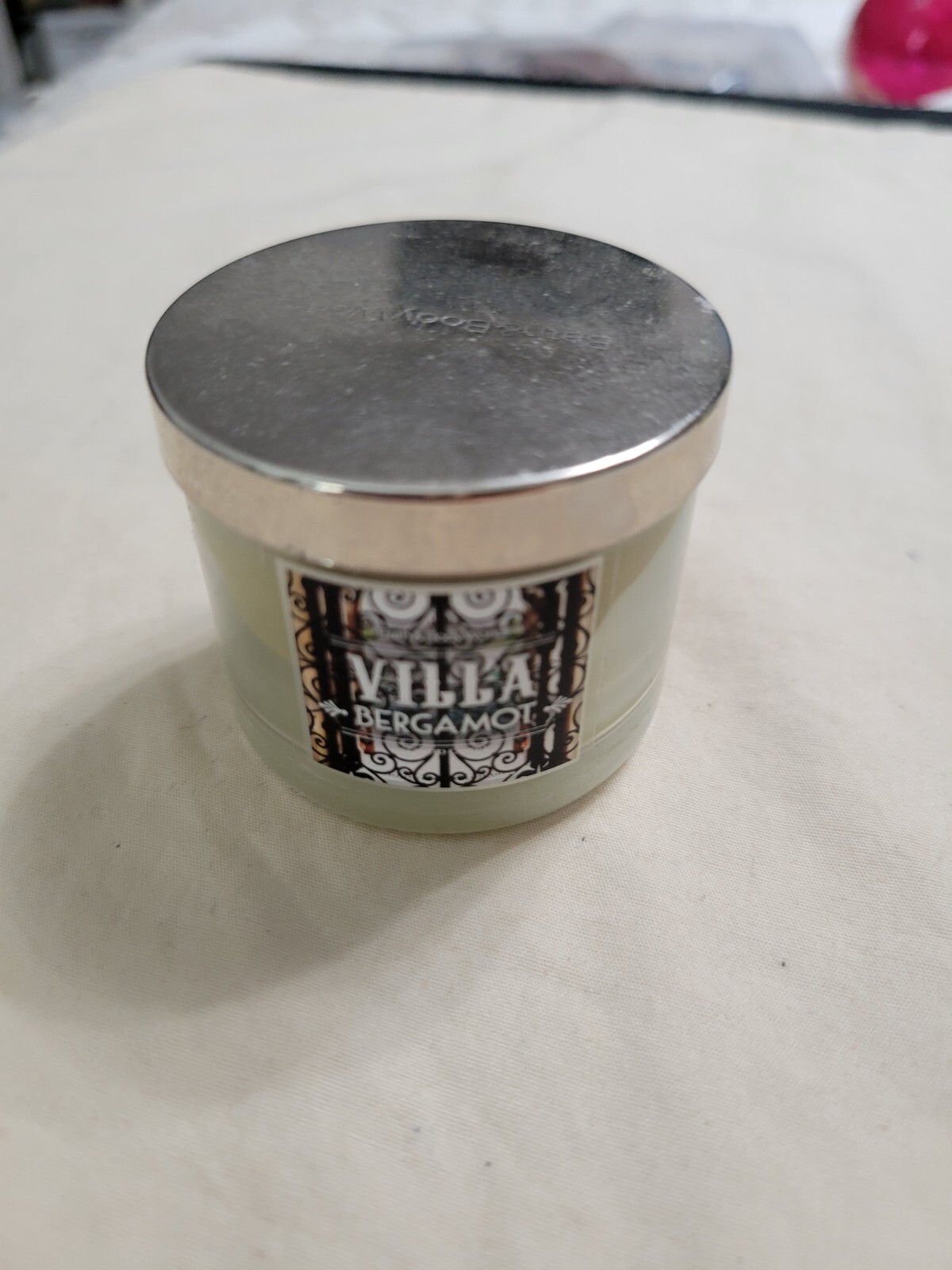 Bath & Body Works Mini Villa Bergamot Scented Candle 1.3 oz