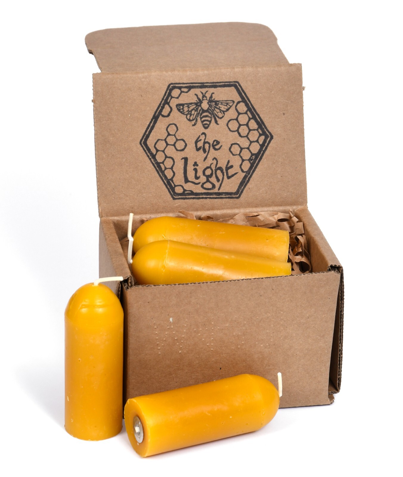 100% Pure Beeswax Lantern Candles (12 Hours Burn Time Each) – All Natural