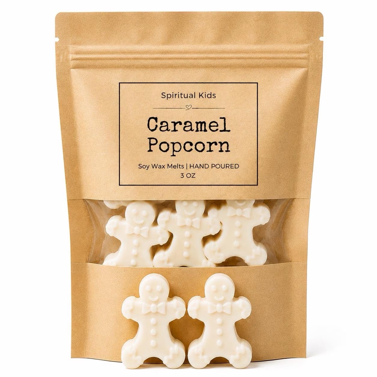 Gingerbread Shaped Soy Wax Melts 3.2oz | Food Scented | Holiday Scents |