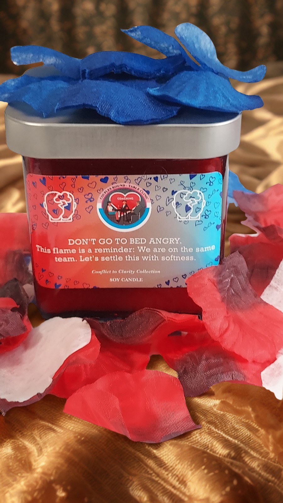 Candle, Relationship Healing Candle-Helps Couples Resolve Conflicts &Reconnect.