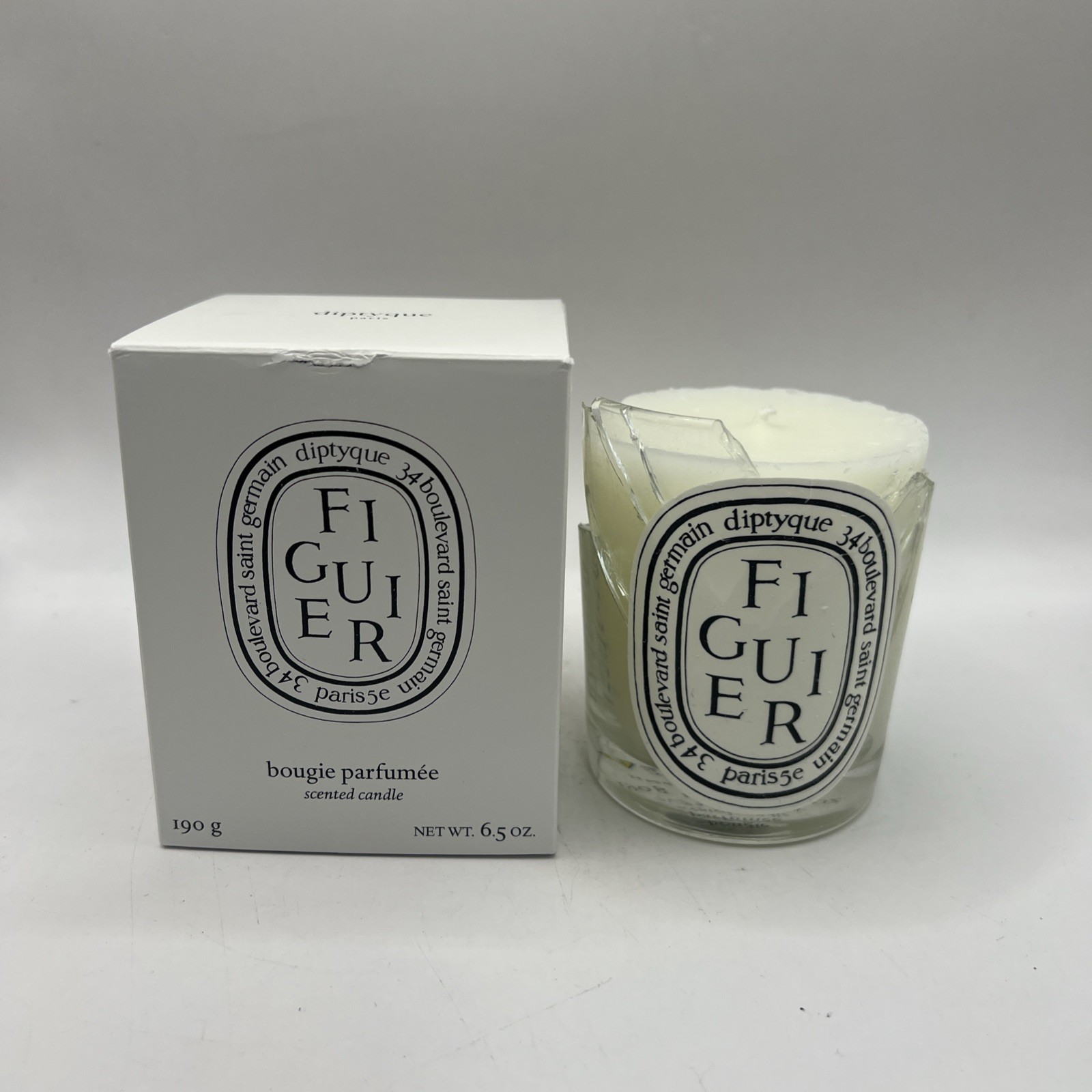 Diptyque Figuier Scented Candle 6.5oz *BROKEN*